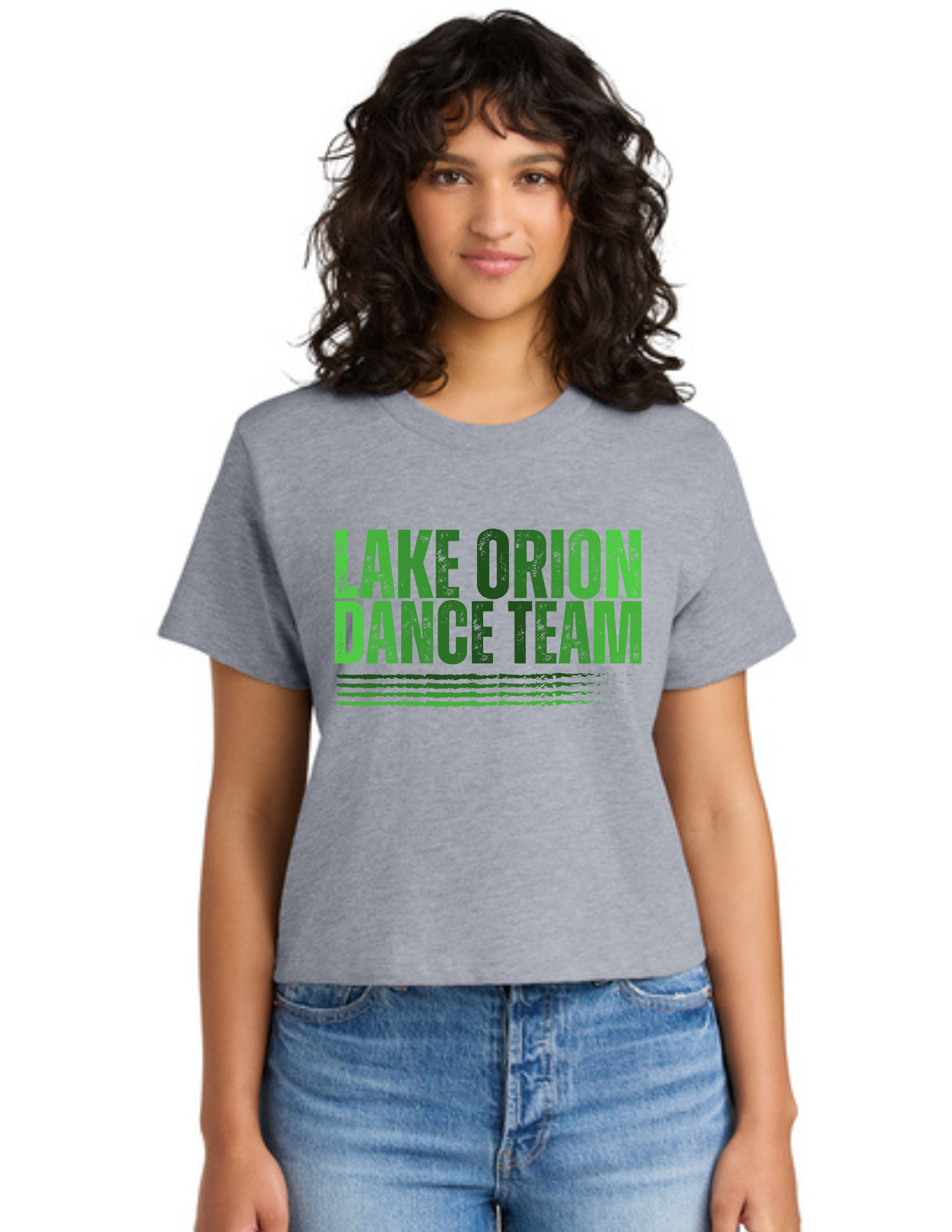Ombre LO Dance Team Women's Heavyweight Boxy Tee