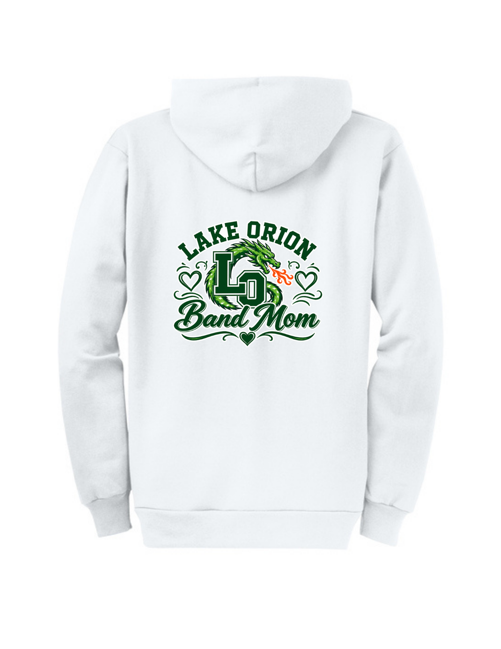 LO Band Mom Core Fleece Full-Zip Hooded Sweatshirt