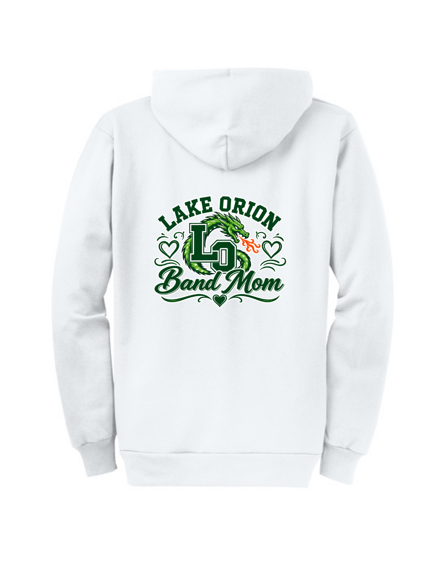 LO Band Mom Core Fleece Full-Zip Hooded Sweatshirt