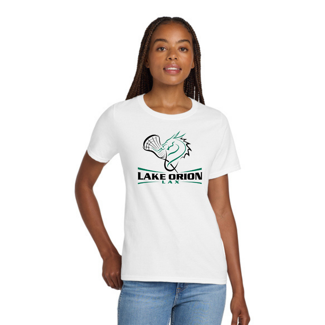 Lake Orion LAX Lacrosse Women's Perfect-T Cotton T-Shirt