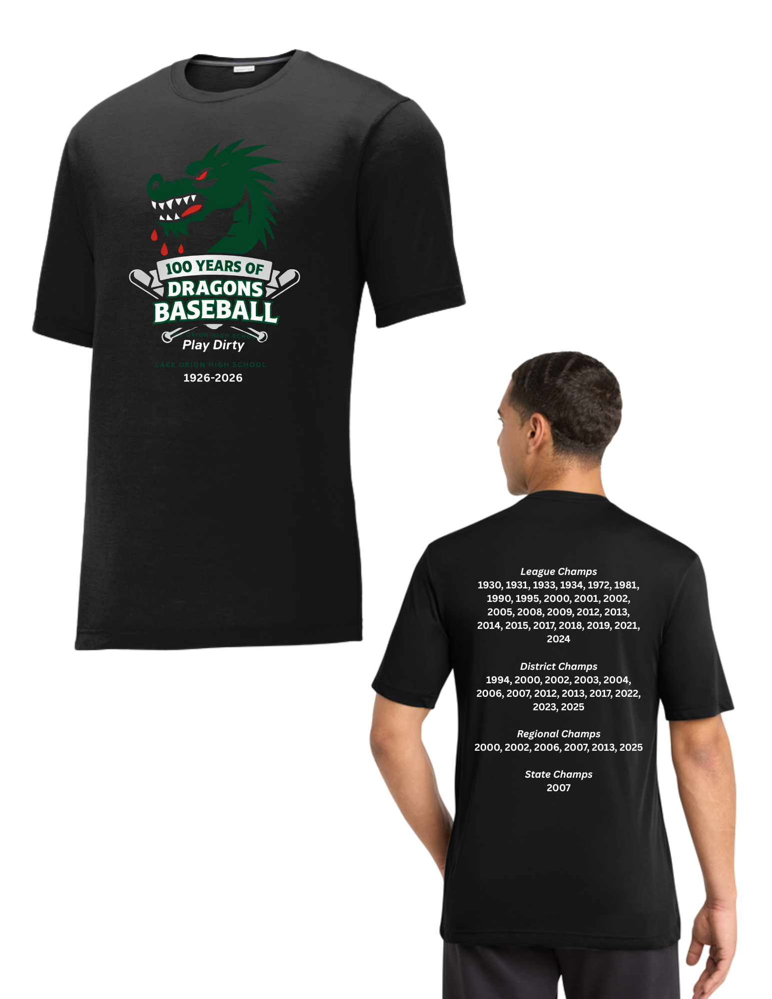 100 Years of Baseball PosiCharge® Competitor™ Cotton Touch™ Tee