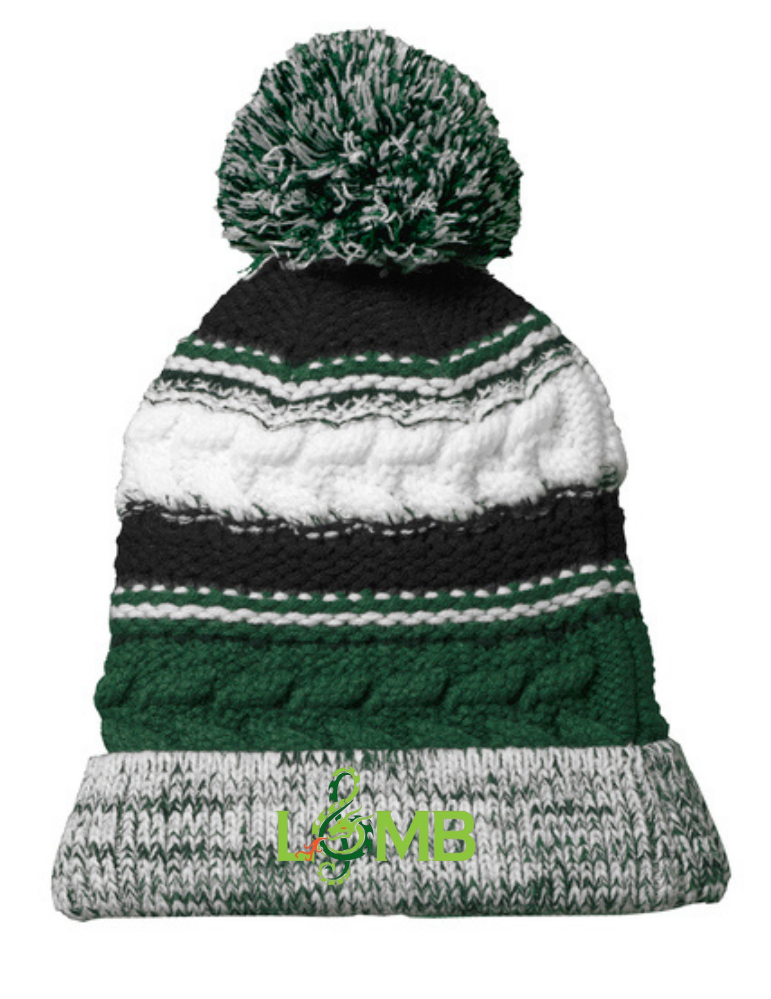 LOMB Pom Pom Team Beanie