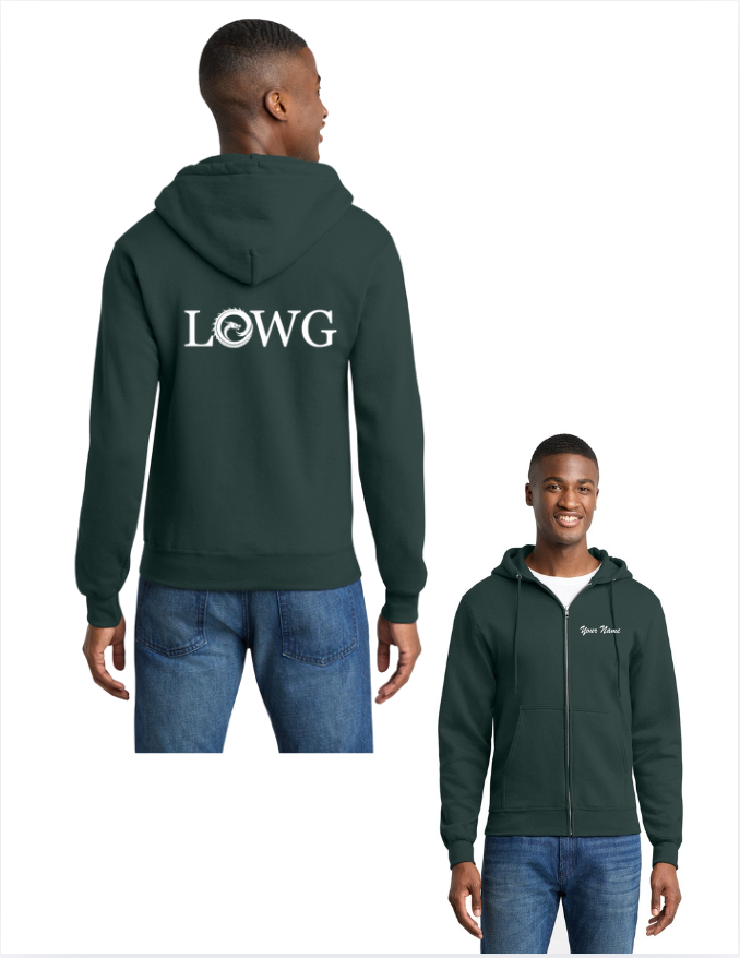 Lake Orion Winter Guard Core Fleece Full-Zip Hooded Sweatshirt