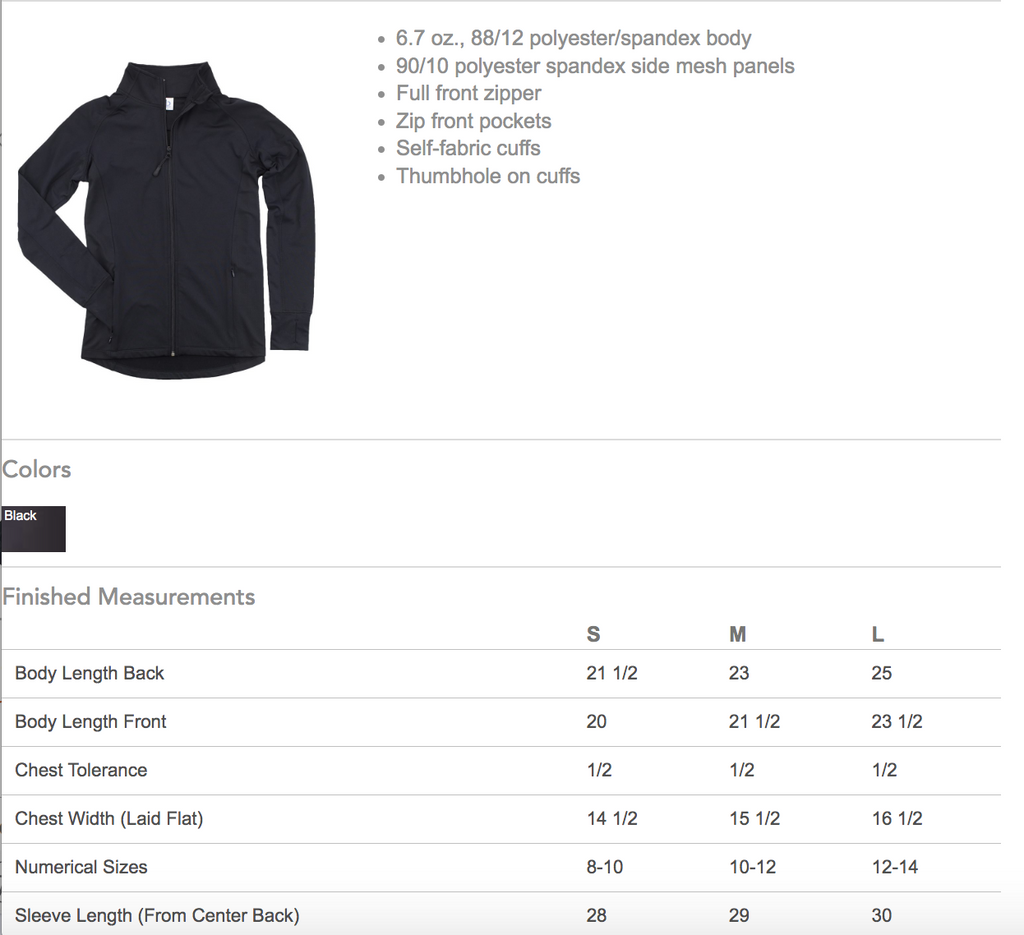 Youth Studio Jacket - The Dance Shoppe Dazzling Stars