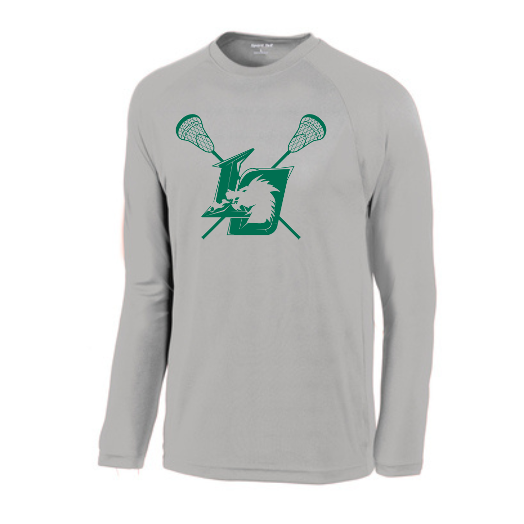Lake Orion Dragons Lacrosse Dry Zone® Long Sleeve Raglan T-Shirt