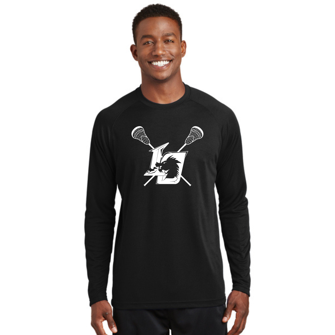 Lake Orion Dragons Lacrosse Dry Zone® Long Sleeve Raglan T-Shirt