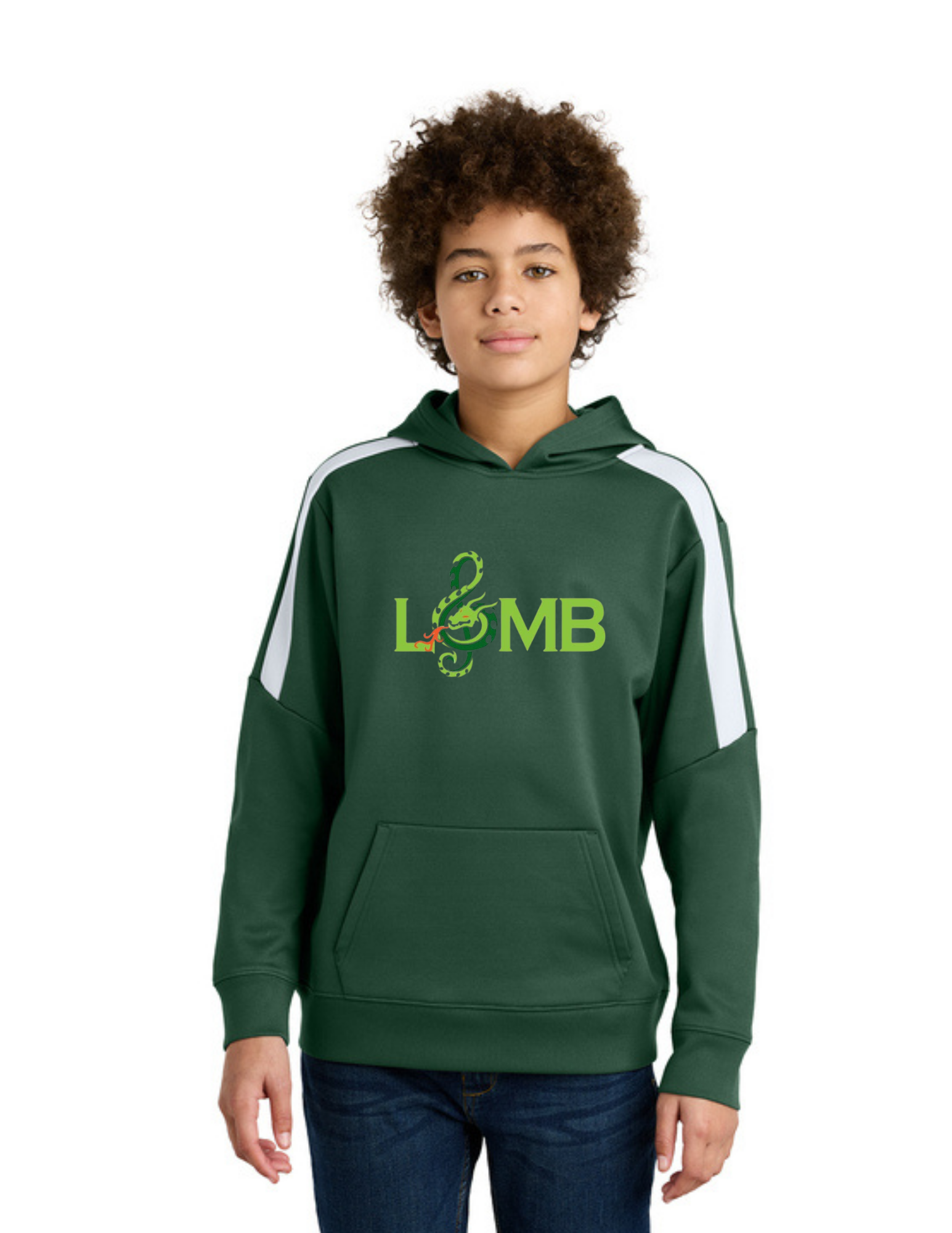 LOMB Youth Sport-Wick® Fleece United Pullover Hoodie