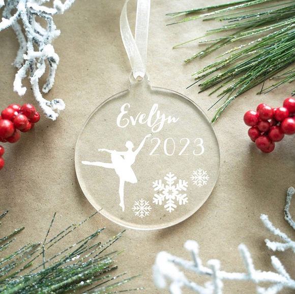 Personalized Glass Ornament