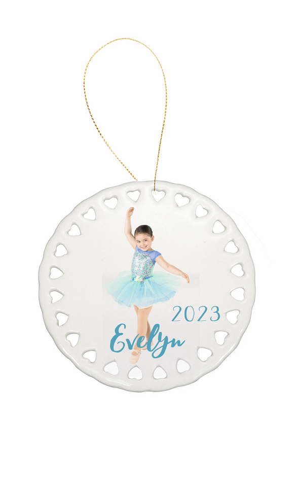 Personalized Ceramic Ornament