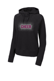 Ladies Lightweight French Terry Pullover Hoodie - Diamond Cheer