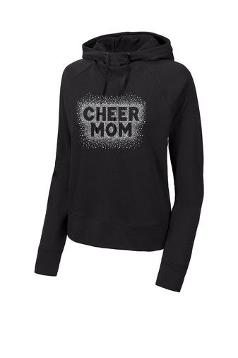 Ladies Lightweight French Terry Pullover Hoodie - Diamond Cheer