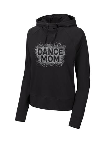 Ladies Lightweight French Terry Pullover Hoodie - Diamond Dance