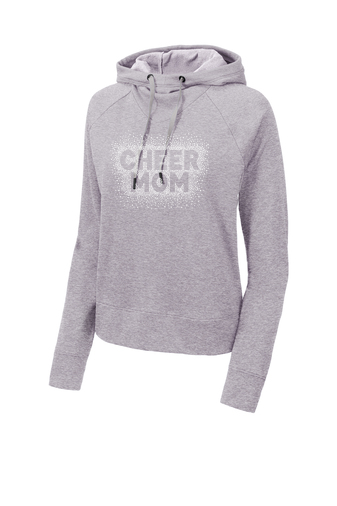 Ladies Lightweight French Terry Pullover Hoodie - Diamond Cheer