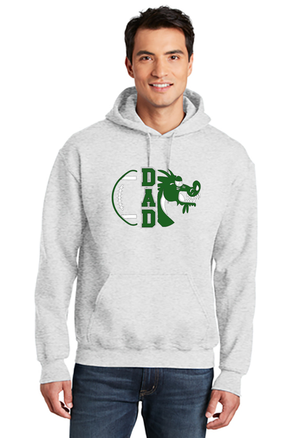 Dry Blend Pullover Hoodied Sweatshirt- Football Dad