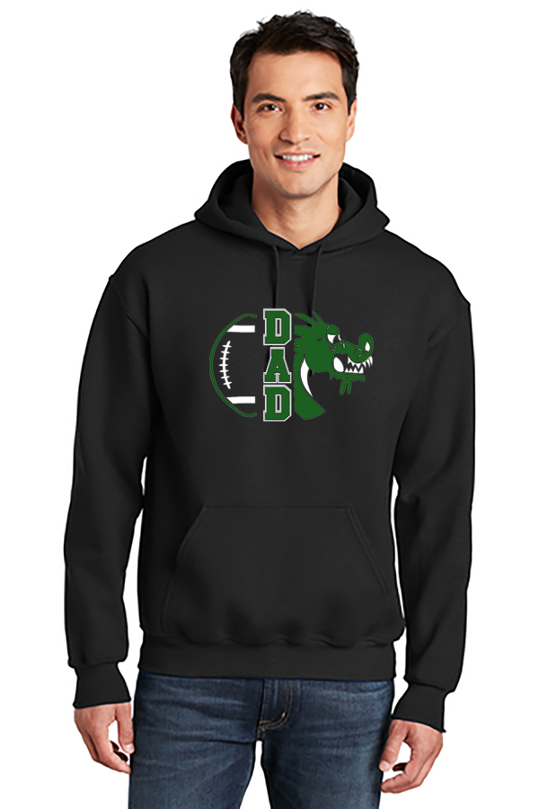 Dry Blend Pullover Hoodied Sweatshirt- Football Dad
