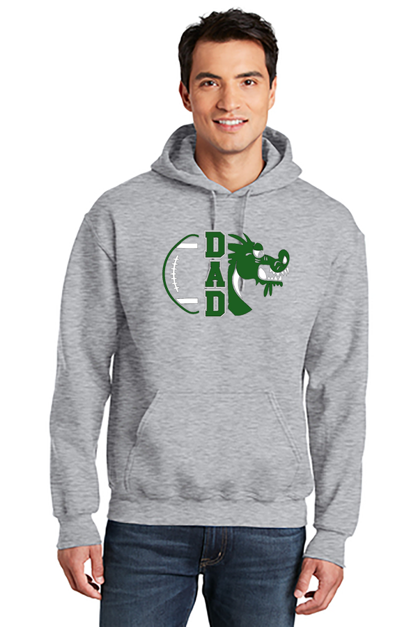 Dry Blend Pullover Hoodied Sweatshirt- Football Dad