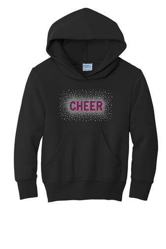 Youth Core Fleece Pullover Hooded Sweatshirt - Diamond Cheer
