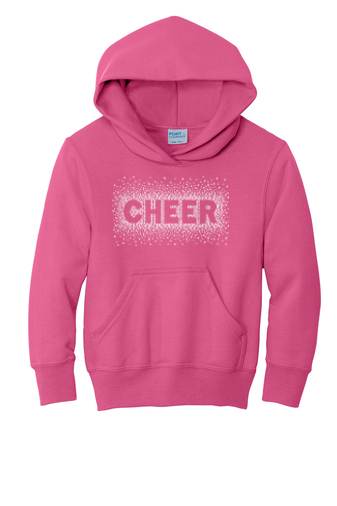 Youth Core Fleece Pullover Hooded Sweatshirt - Diamond Cheer