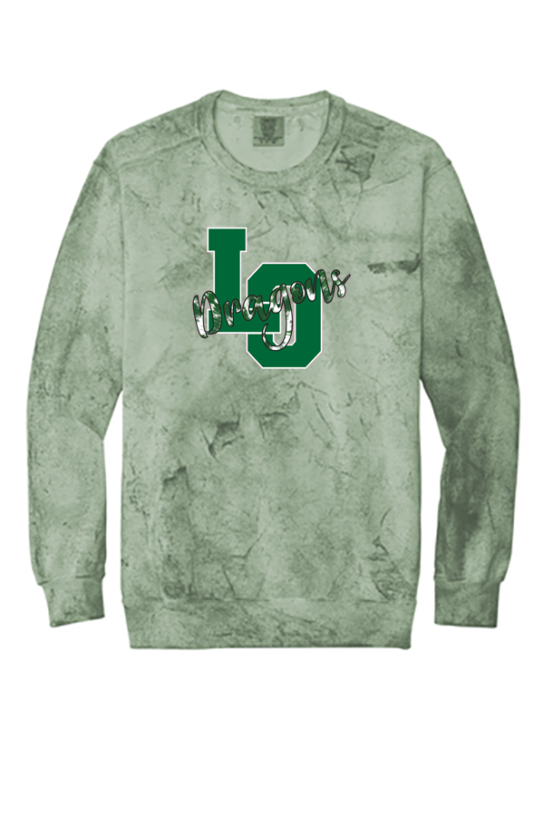 Color Blast Crewneck Sweatshirt - LO Spirit