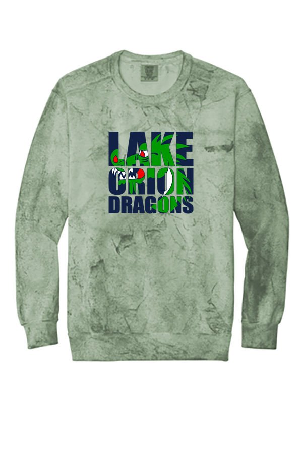 Color Blast Crewneck Sweatshirt - LO Spirit