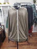 Oversized Lightweight Full Zip Jacket