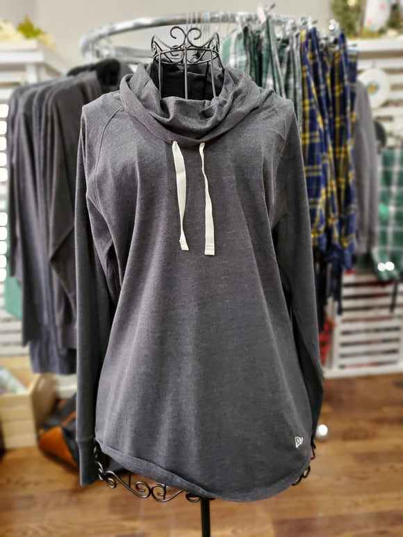 LO Ladies Sueded Cotton Blend Cowl Tee