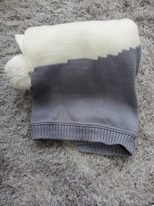 Knit Bunny Blanket for Kids
