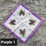 Floral Handkerchiefs with Boarders