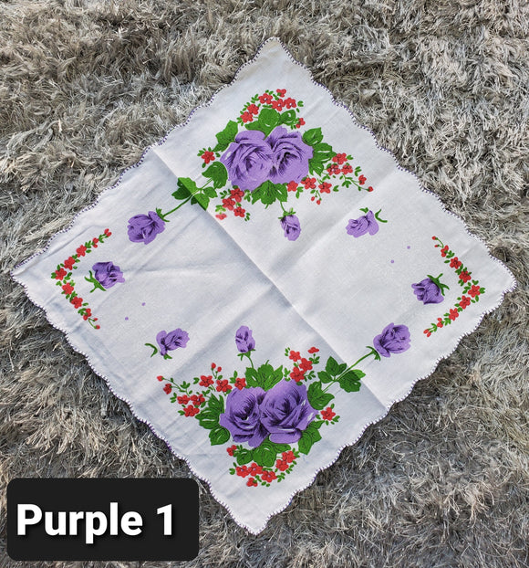 Floral Handkerchiefs