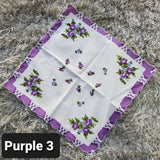 Floral Handkerchiefs with Boarders