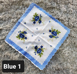 Floral Handkerchiefs with Boarders