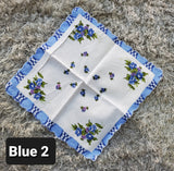 Floral Handkerchiefs with Boarders
