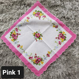 Floral Handkerchiefs with Boarders