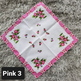 Floral Handkerchiefs with Boarders