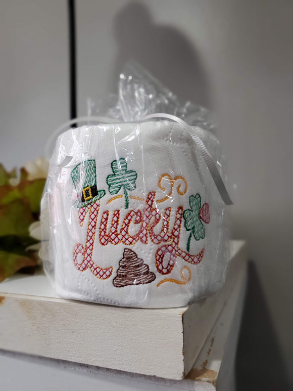 Embroidered Toilet Paper
