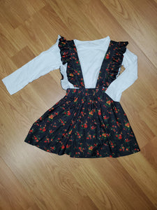 Floral Overall Skirt Set