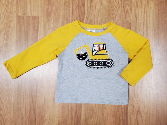 Boys Tractor Long Sleeve Shirt