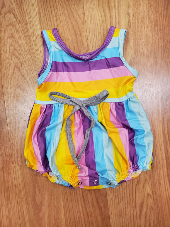 Rainbow Stripped Onesie