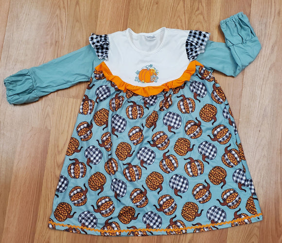 Patchwork Pumpkin Dress