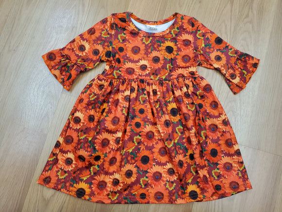 Autumn Flowers Dress