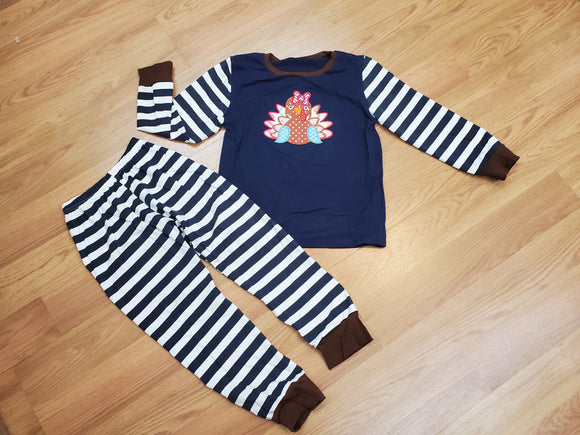 Turkey Stripped Pajama Set