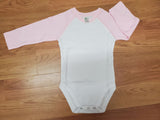 Two-Tone Long Sleeve Onesie