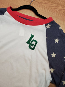 "LO" Eco Jersey Baseball Tee Shirt