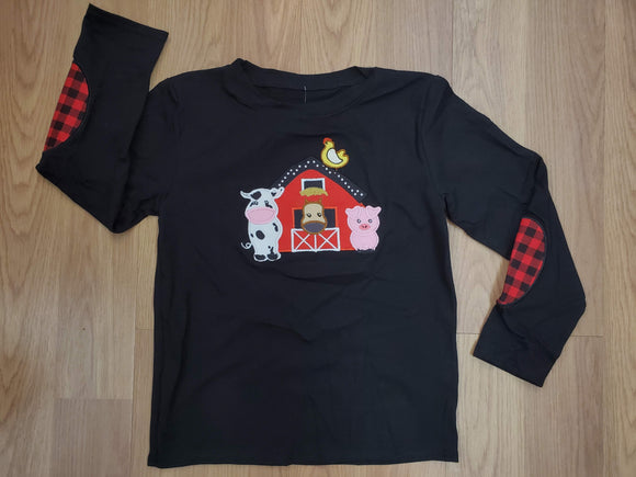 Farm Animal Applique Shirt