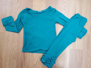 Kids Long Sleeve Ruffled Set