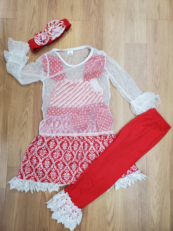 Candy Cane 4 Piece Set