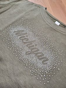 Rhinestones Women's Perfect Tri® Midi Long Sleeve Tee