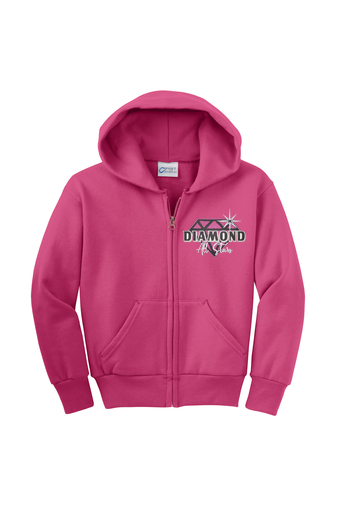 Youth Core Fleece Full Zip Hooded Sweatshirt