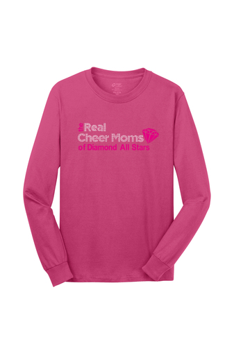 Long Sleeve Core Cotton Tee - Diamond Cheer