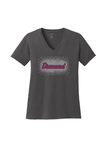 Ladies Core Cotton V-Neck Tee